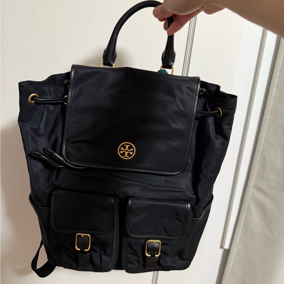 Tory Burch Black Backpack - Picture 1 of 8